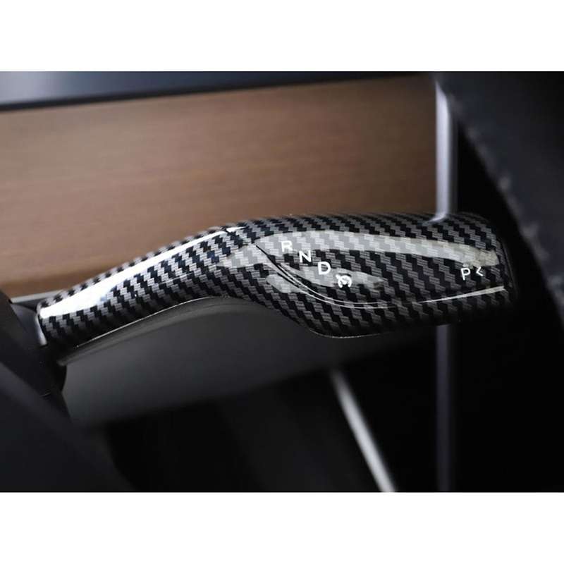 2PCS Car Wiper Steering Lever Decoration Steering Wheel Steering Lever for Carbon Fiber