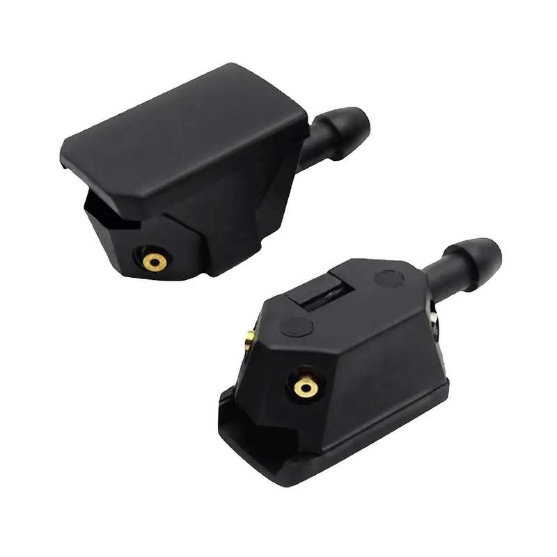 2Pcs Car Windshield Wiper Blade Washer Spray Nozzle Adjustable 4-Way Upgrade Installed on 8mm 9mm A