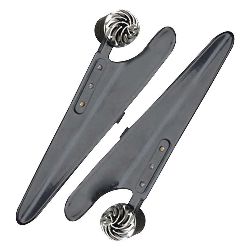 2PCS Car Wiper Pressurizer Windshield Wiper Decorative Lights LED Universal ABS Black