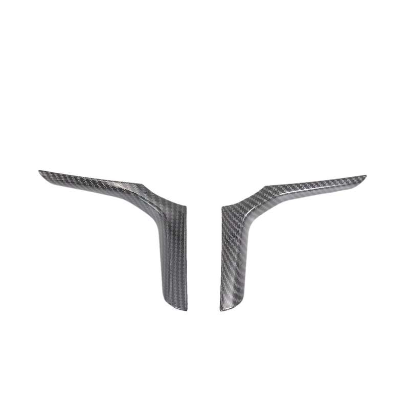 2Pcs Carbon Fiber ABS Steering Wheel Frame Cover Trim for 3 Series G20 G21 G28 2019 2020