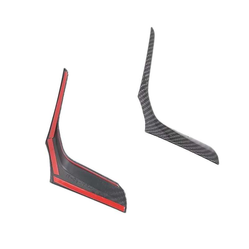 2Pcs Carbon Fiber ABS Steering Wheel Frame Cover Trim for 3 Series G20 G21 G28 2019 2020