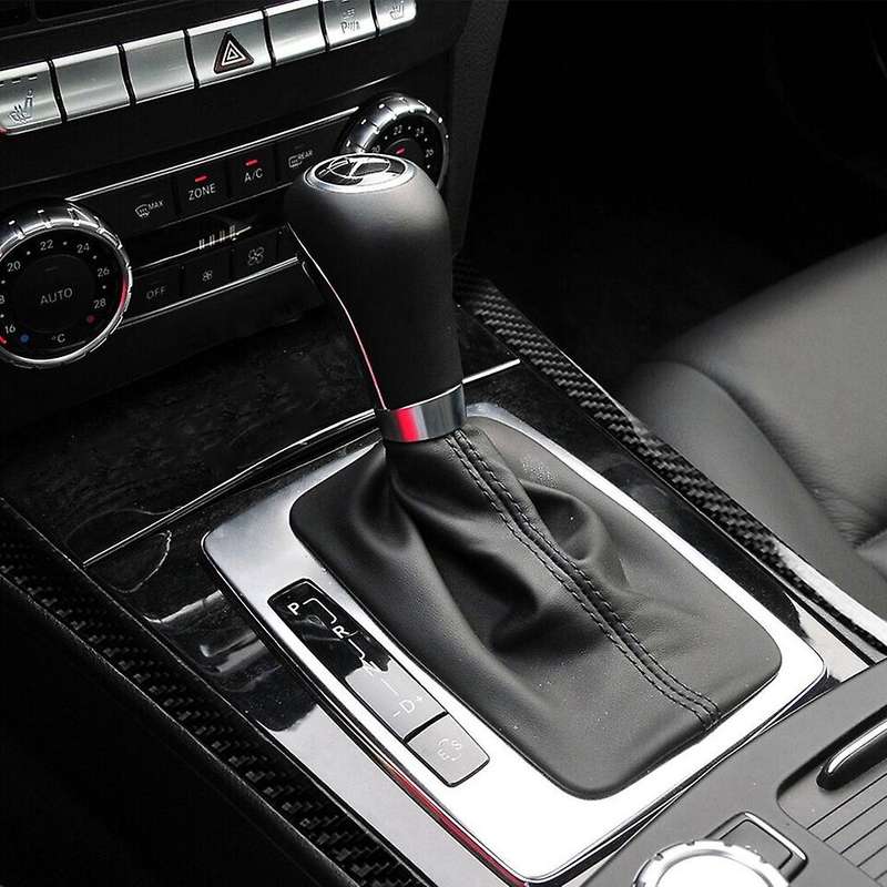 2Pcs Carbon Fiber Console Side Cover Trim for C Class W204 07-10