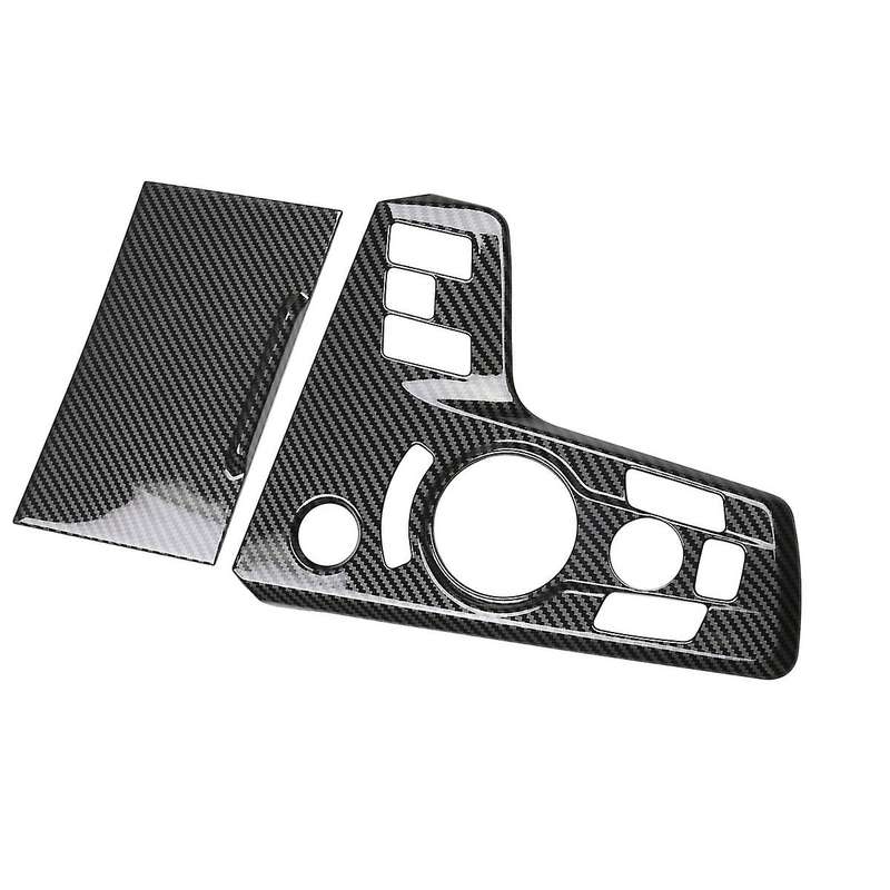 2pcs Carbon Fiber Car Center Console Gear Shift Panel Cover Sticker Trim for Nq5 2022