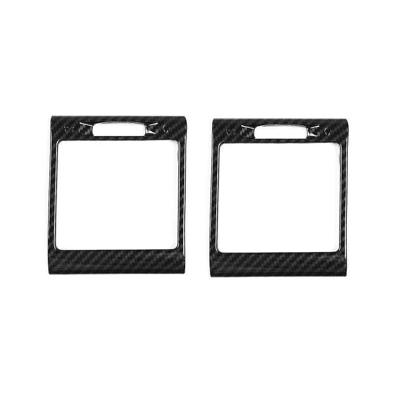 2pcs Carbon Fiber Console Side Air Conditioning Outlet Cover Trim for G-class W463 G500 2004-2018