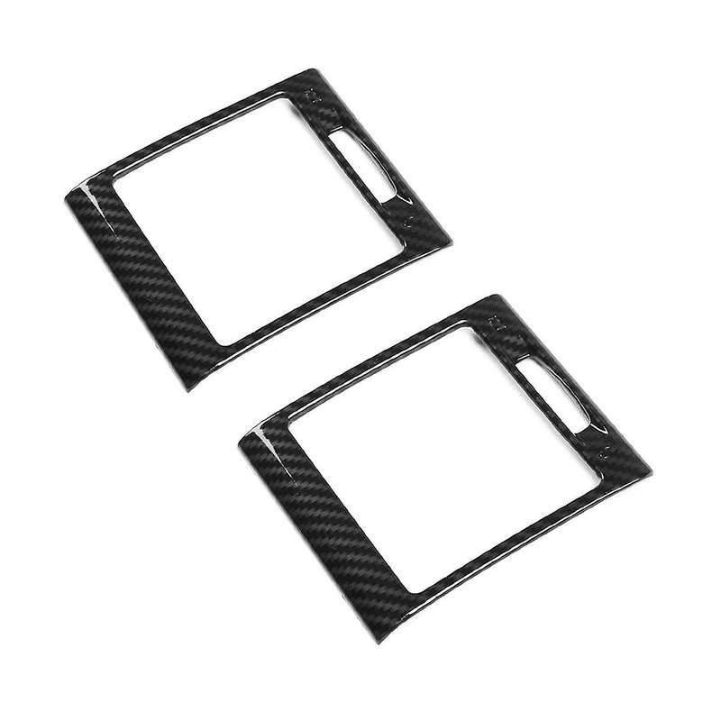 2pcs Carbon Fiber Console Side Air Conditioning Outlet Cover Trim for G-class W463 G500 2004-2018