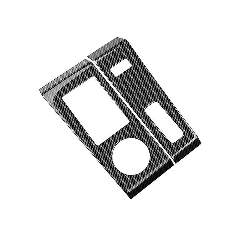 2pcs Carbon Fiber Central Gear Shift Panel Control Panel Decal Interior Modification for 2022+ Rhd