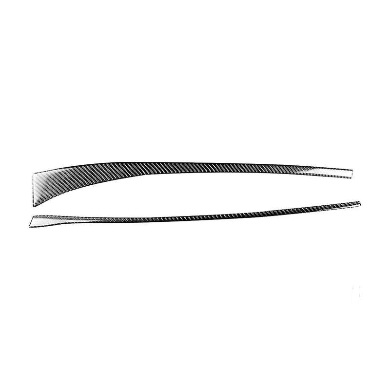 2pcs Carbon Fiber Passenger Dashboard Cover Trim for 8th 2006-2011