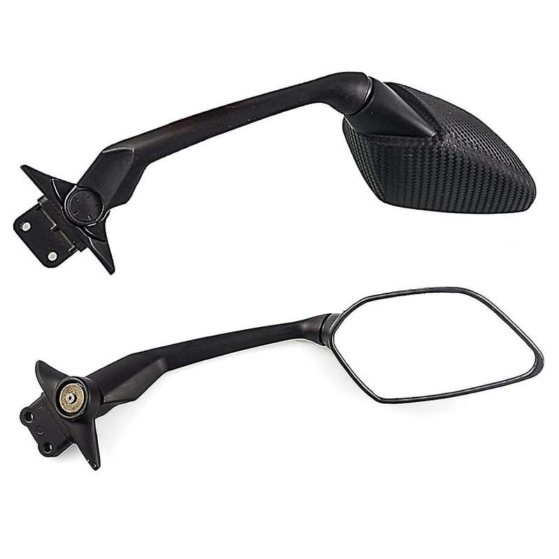 2PCS Carbon Fiber Motorcycle Rearview Mirror Motorcycle Side Mirror for TMAX 530 2012 2013 2014