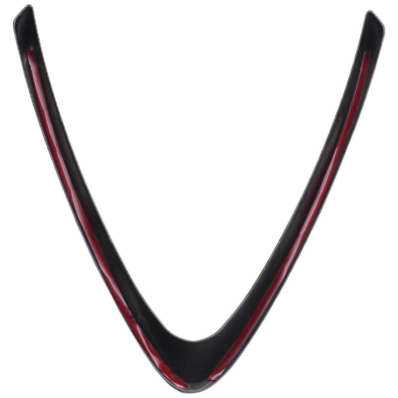 2Pcs Carbon Fiber Style ABS Plastic Front Grill Decoration Frame Trim for Stelvio 2017 2018 Parts