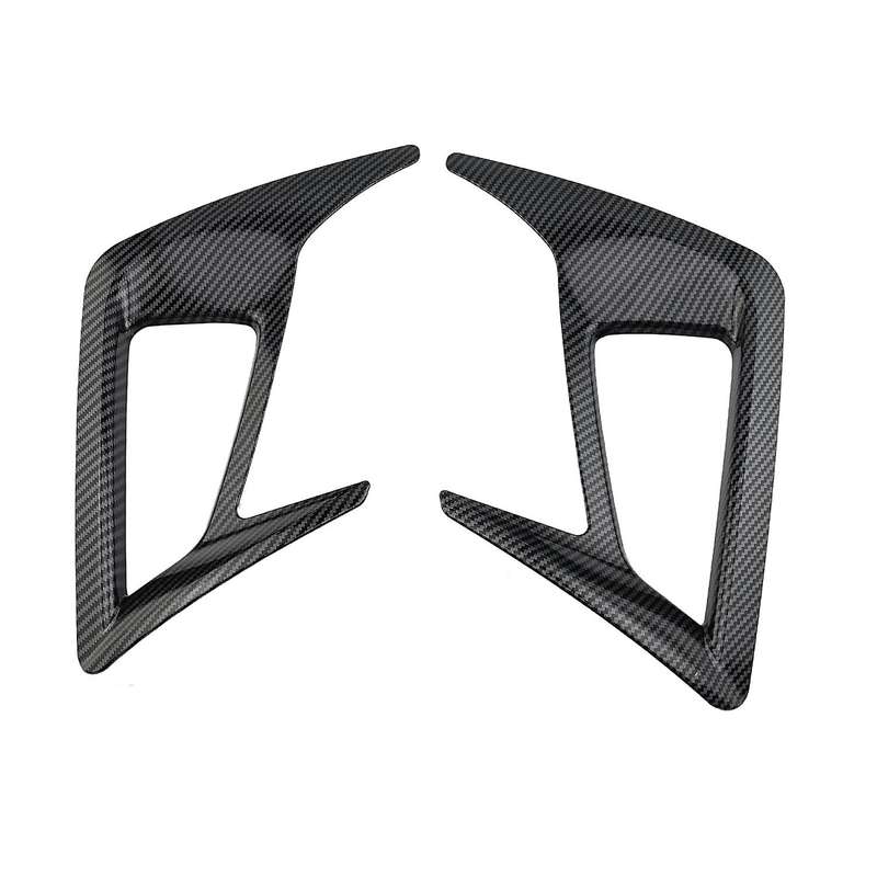2pcs Carbon Fiber Rear Fog Light Lamp Frame Cover for Focus Hatchback Mk4 2019-2020