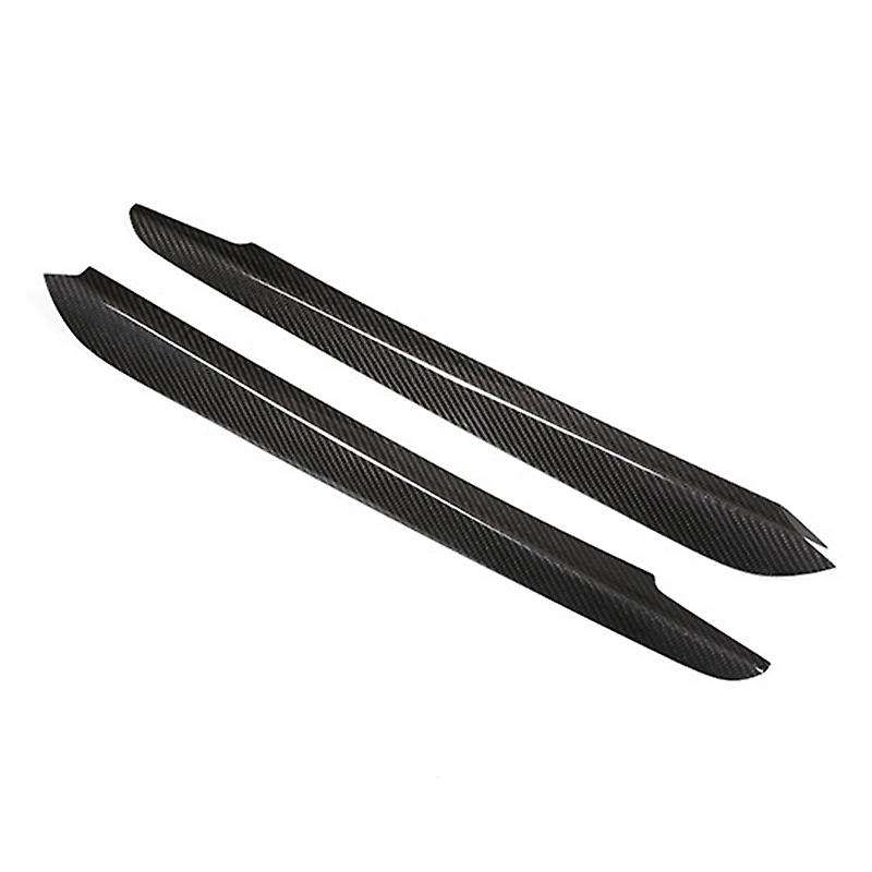 2PCS Carbon Fiber Side Gear Shift Strips Trim for X5 F15 X6 F16 2014-2018 Decoration Sticker
