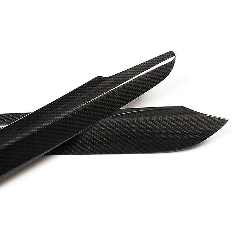 2PCS Carbon Fiber Side Gear Shift Strips Trim for X5 F15 X6 F16 2014-2018 Decoration Sticker