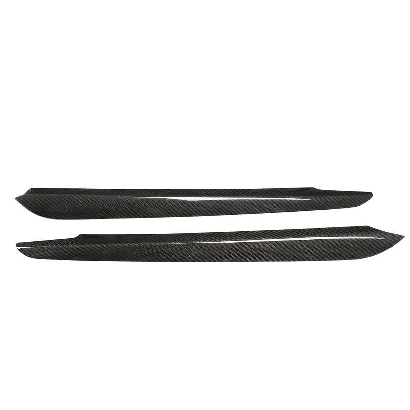 2PCS Carbon Fiber Side Gear Shift Strips Trim for X5 F15 X6 F16 2014-2018 Decoration Sticker