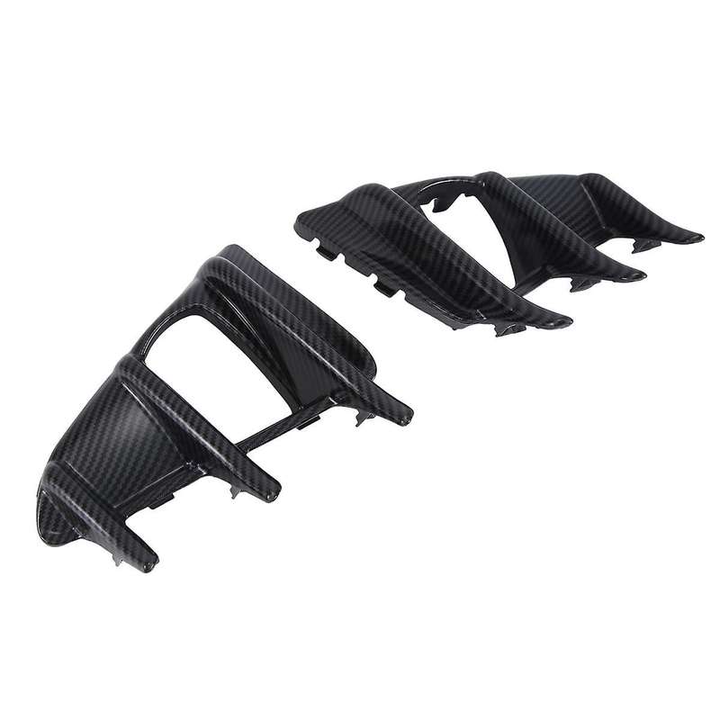 2Pcs Carbon Fiber Style Car Front Bumper LED Fog Light Bezel Covers for GT86 2017-2019