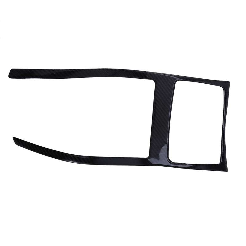 2Pcs Carbon Fiber Styling Water Cup Panel Cover Sticker Trim for A6 C7 A7 Interior Console Armrest S
