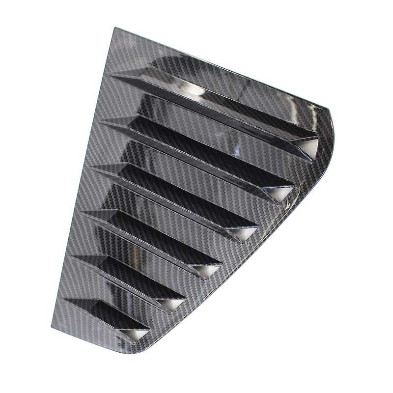 2PCS Carbon Look Side Window Louvers Sun Shade Cover for GOLF MK7 MK7.5-R 2014-2019