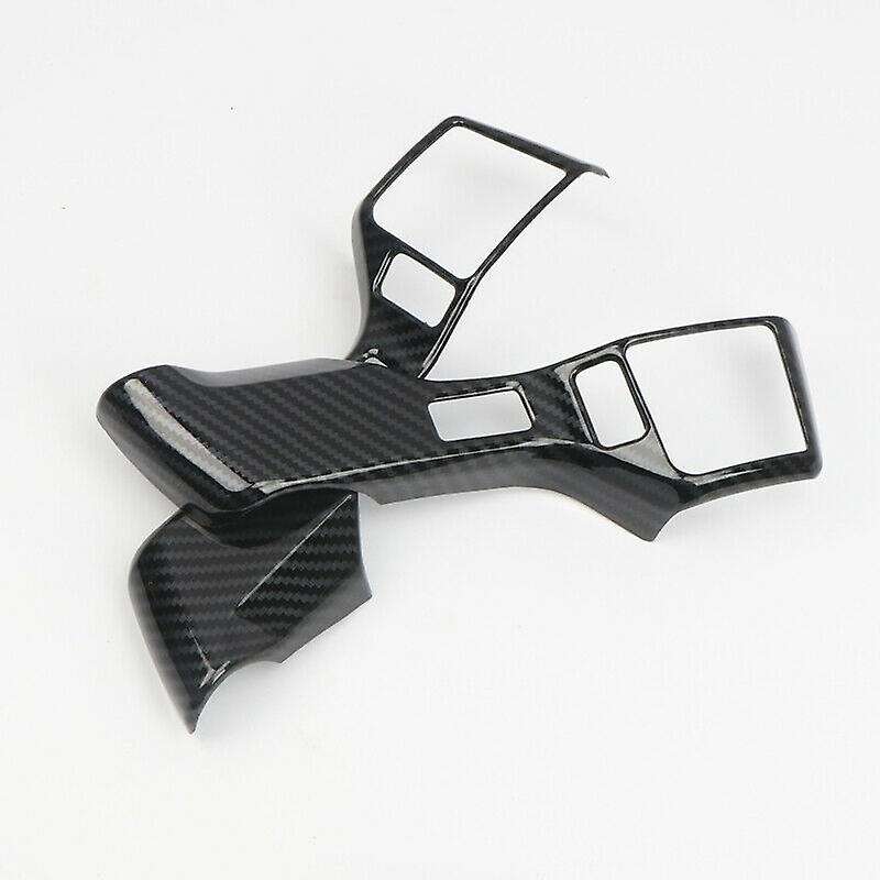 2PCS Carbon Fibre Steering Wheel Side Switch Cover Strip Decor Trim Car Accessories for 4Runner 2016