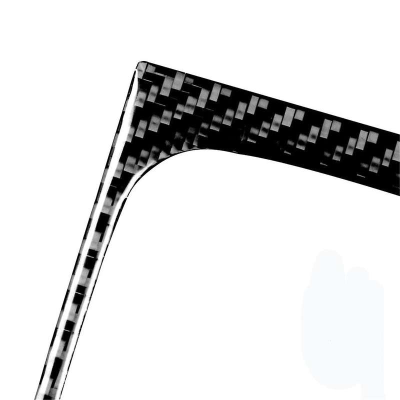 2pcs Carbon Fiber Watercup Panel Trim Cover Decor for 8th 2006-2011
