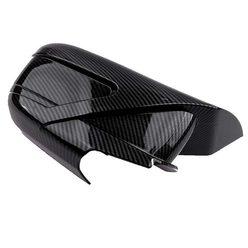 2Pcs Carbon Fiber Style Door Wing Mirror Cover Cap Fit for Accord 2003-2007