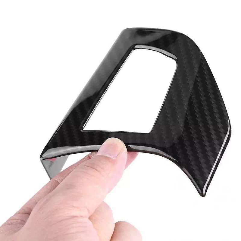 2Pcs Carbon Fiber Style Inner Steering Wheel Cover Trim Stickers for 2017-2018