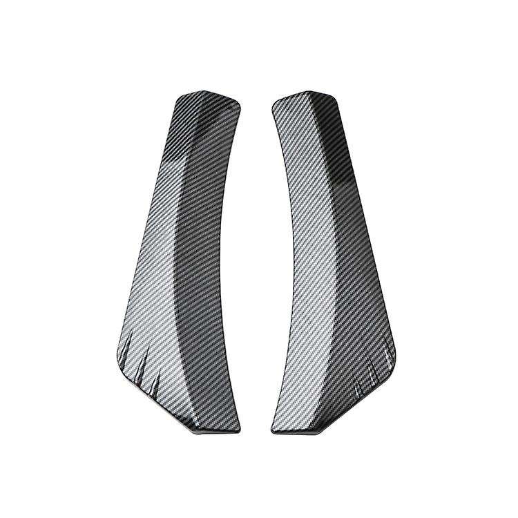2Pcs Carbon Fiber Style Spoiler Splitters Diffuser Universal for Car Rear Bumper