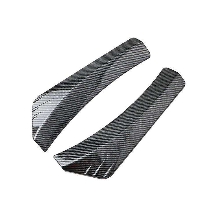 2Pcs Carbon Fiber Style Spoiler Splitters Diffuser Universal for Car Rear Bumper