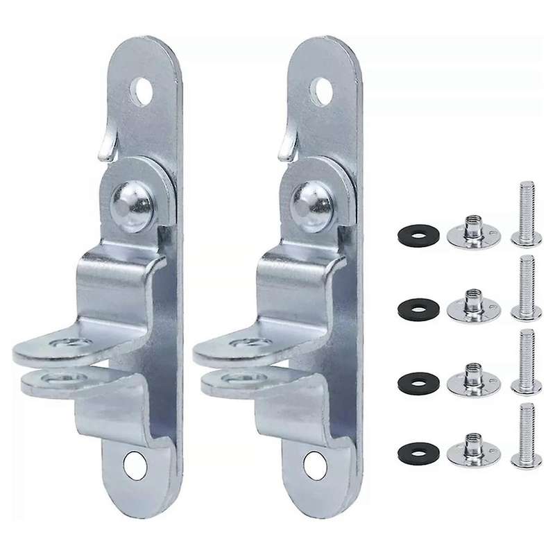 2Pcs Cargo Trailer Door Hasp Keeper Lock Handle Enclosed Car Hauler for Ramp Padlock Cargo Trailer