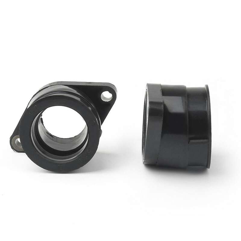2Pcs Carburetor Intake Manifold Boot Joint Adapter Interface 5Y1-13586-01 for XT550 1982-1983
