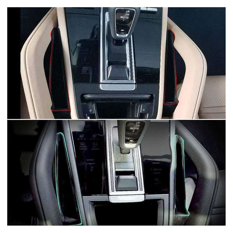 2Pcs Center Console Storage Box Holder Armrest Glove Storage Box Car Organizer Fit for 2018 2019