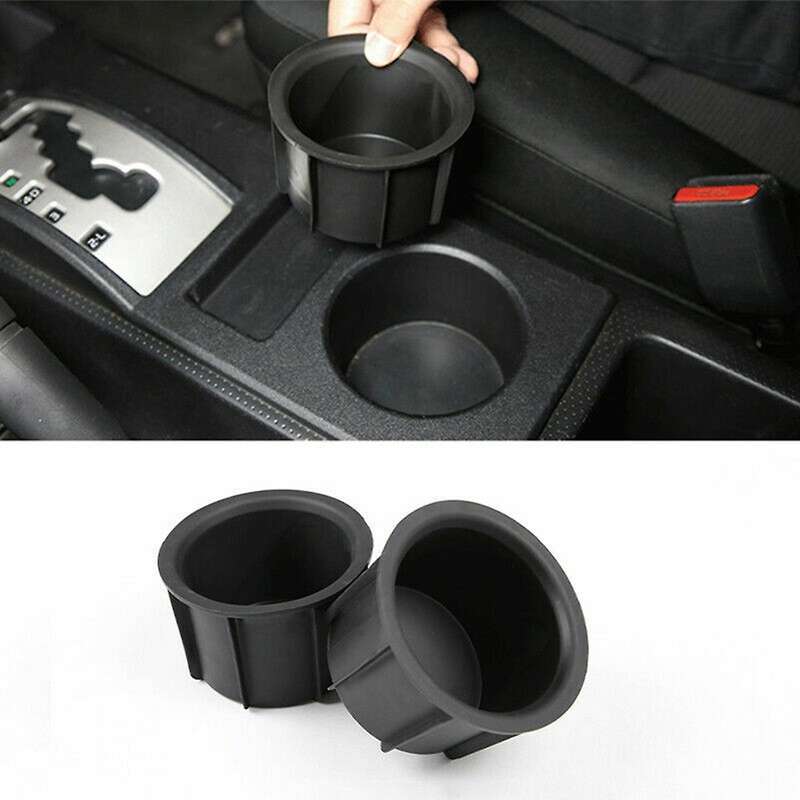 2pcs Center Console Cup Holder Insert 55616-35010 for Cruiser 2007 2008 2009 2010 2011 2012 2013 20