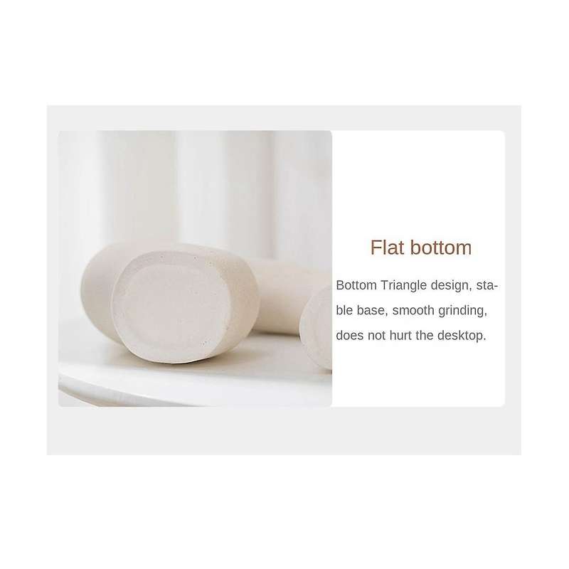 2Pcs Ceramic Vase Modern Vases Decor,Nordic Minimalist Decorative Geometric Vases for Bookshelf