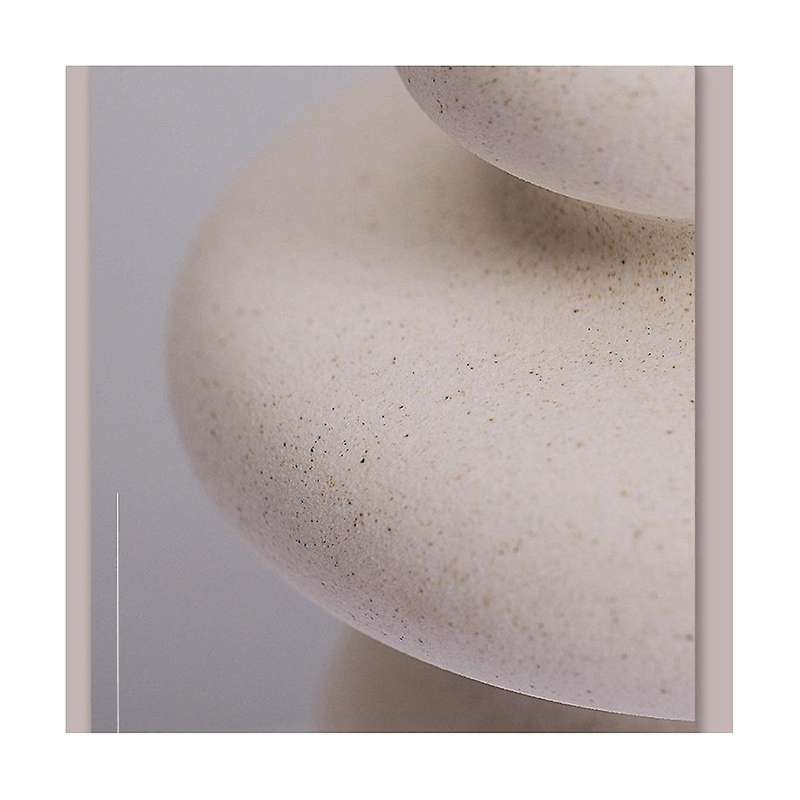 2Pcs Ceramic Vase, Pampas Grass Vase Modern Dried Flowers Vase Decorative Vase for Centerpieces Kit
