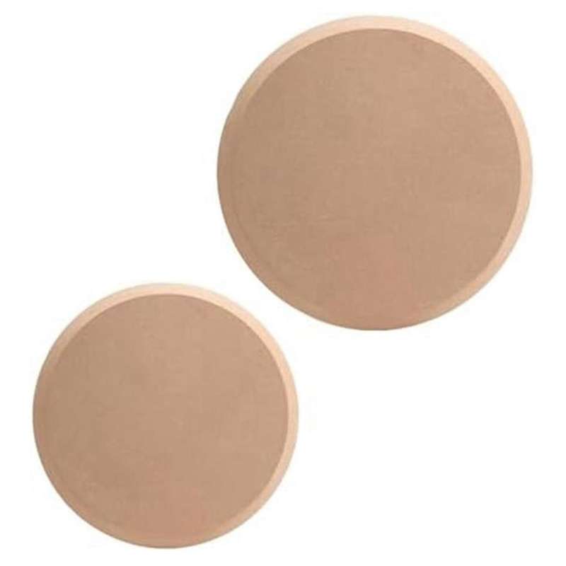 2PCS Ceramic Plate Forming Mold Pottery Tools for Clay Round Clay Mold Handbuilding Dish Plate Slump
