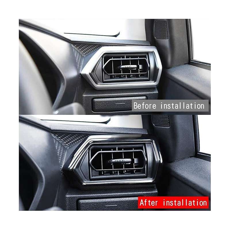 2pcs Central Control Instrument Air Conditioning Air Outlet Air Conditioning Vent Decorative Cover