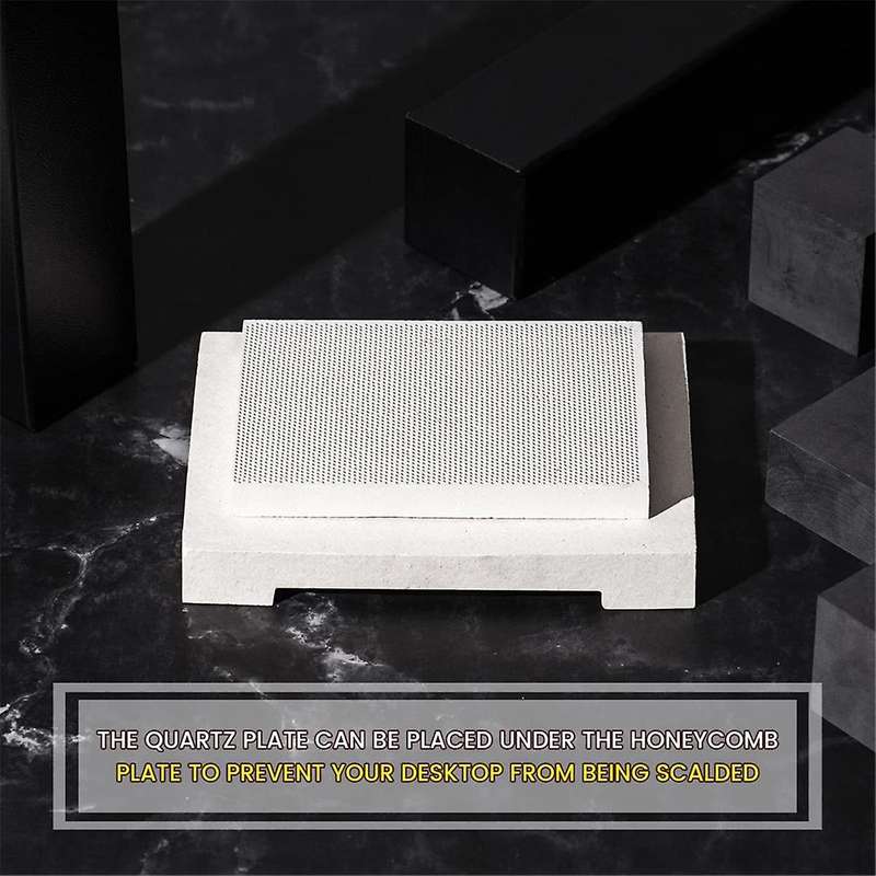 2pcs Ceramic Honeycomb Soldering Board Jewelry Soldering Block Welding Jewellers Heat Proof Solderi