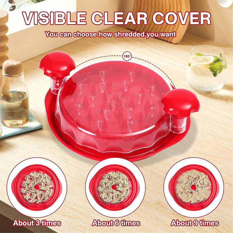 2PCS Chicken Shredder Tool Twist - Large Meat Shredder Tool Twist Visible Shredded Chicken Tool Chi