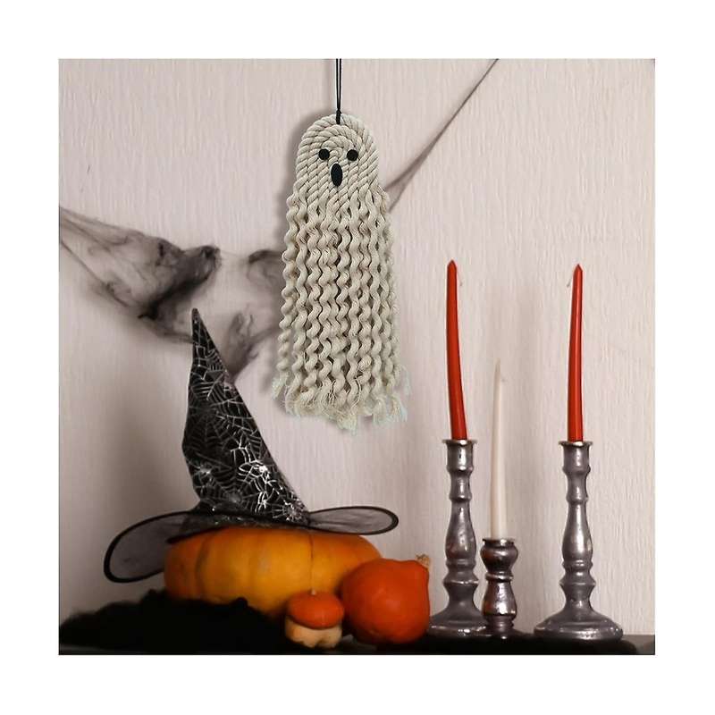 2Pcs Charm, Rear View Mirror Charm, Rear View Mirror Charm Woven Ghost Pendant