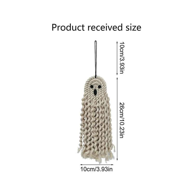 2Pcs Charm, Rear View Mirror Charm, Rear View Mirror Charm Woven Ghost Pendant