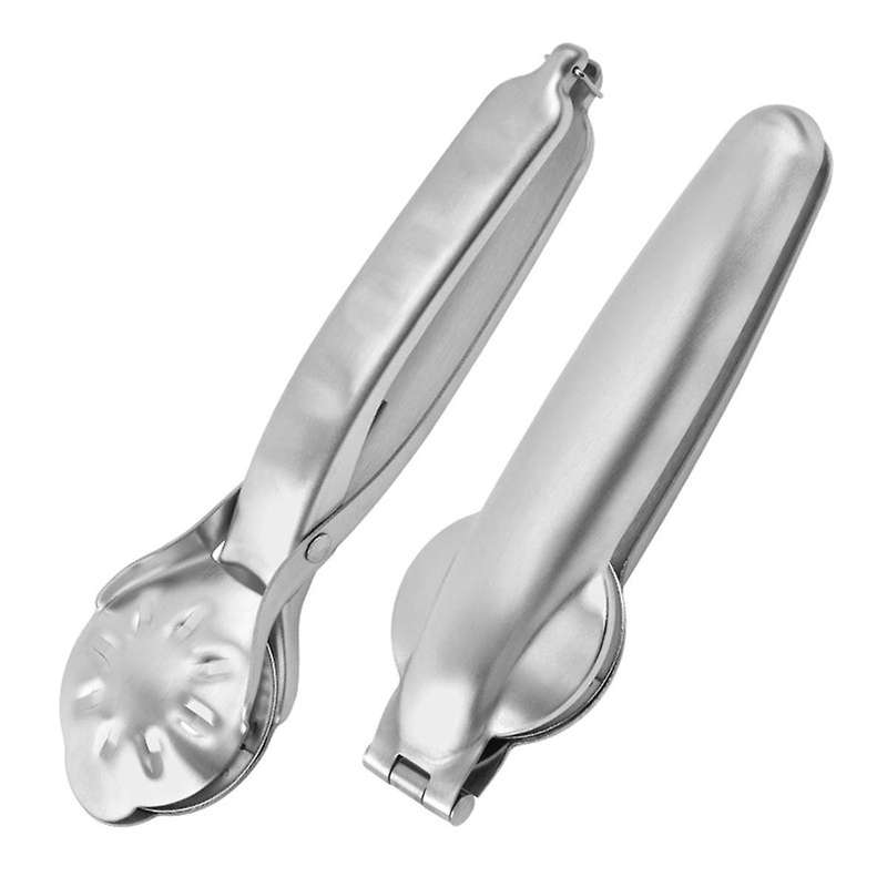 2pcs Chestnut Clip Nut Cracker Stainless Steel Walnut Opener Pliers with Thumb Guard Peelers Nut Pic