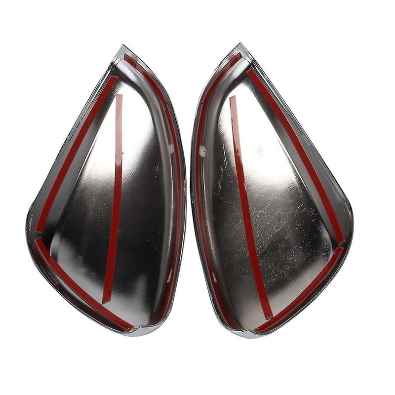 2Pcs Chrome Car Side Rearview Mirror Cover Trim for 2008 Side Door Wing Cover