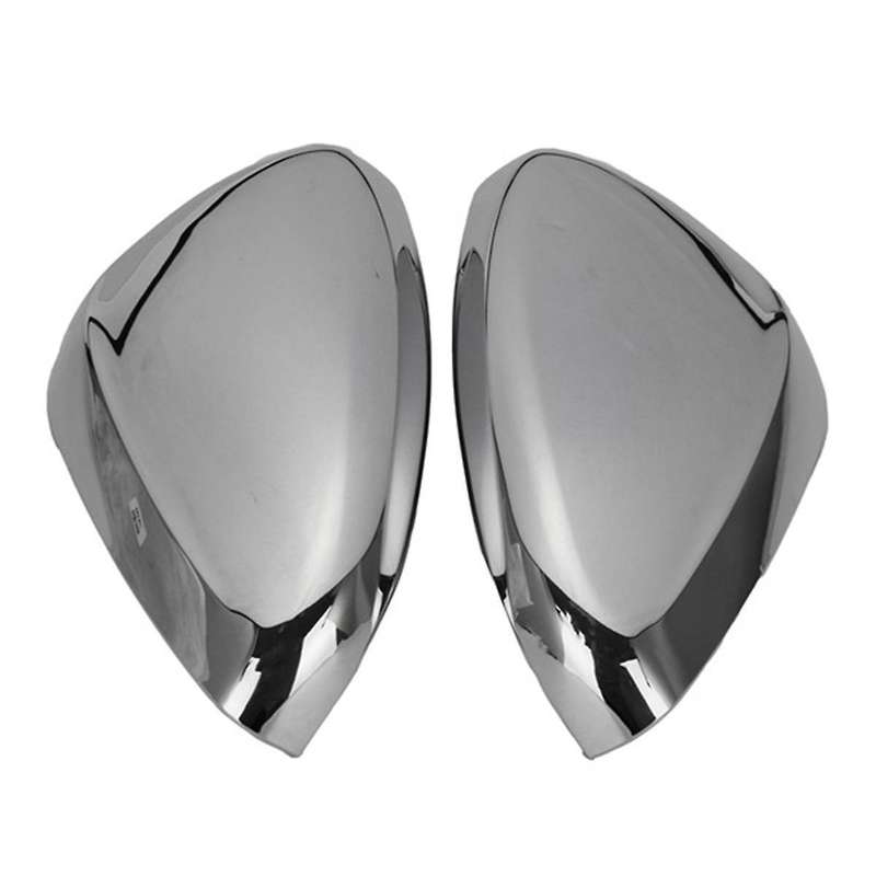 2Pcs Chrome Car Side Rearview Mirror Cover Trim for 2008 Side Door Wing Cover