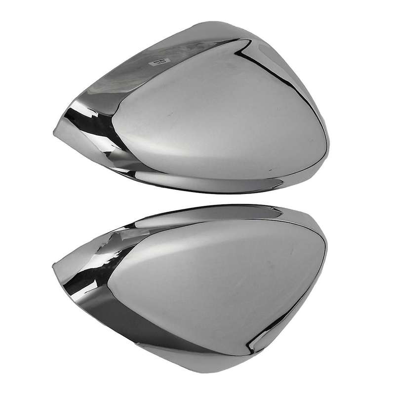 2Pcs Chrome Car Side Rearview Mirror Cover Trim for 2008 Side Door Wing Cover