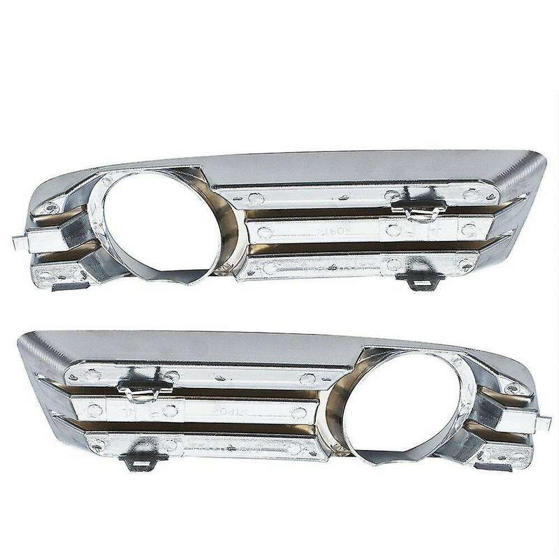 2Pcs Chrome Front Bumper Fog Light Driving Lamp Trim Cover for 300 2005-2010
