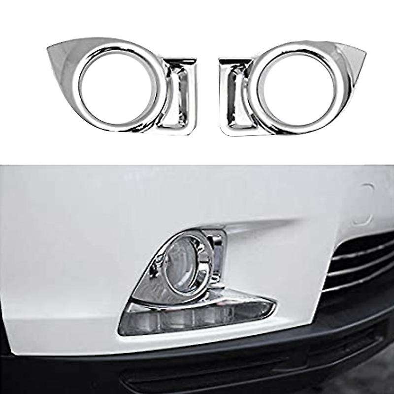 2Pcs Chrome Front Fog Light Cover Trim for 2014-2016