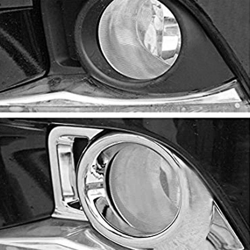 2Pcs Chrome Front Fog Light Cover Trim for 2014-2016