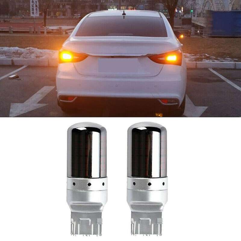 2pcs Chrome 7440 T20 144smd Canbus Error Free Led Lamp Bulb Turn Signal Light