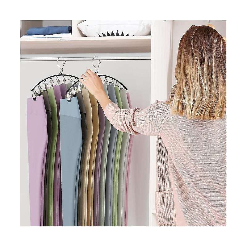 2pcs Clothes Drying Hanger Windproof Clips Sock Laundry Airer Hanger Underwear Socks Holder