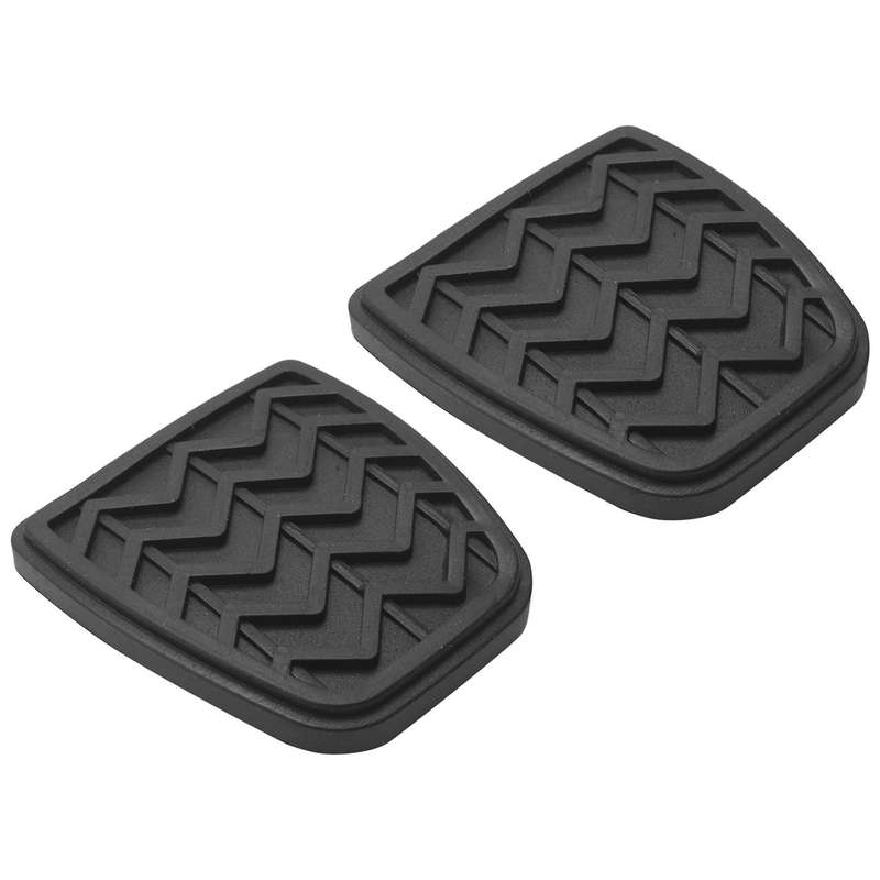 2PCS Clutch Brake Pedal Pad Rubber Compatible Toyota Camry Hilux Vigo KUN