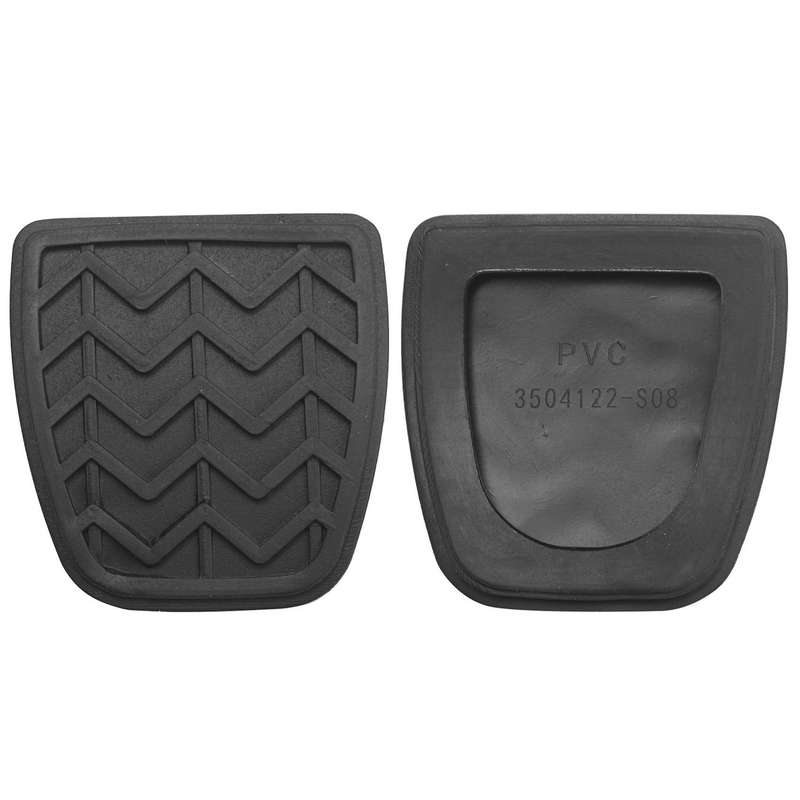 2PCS Clutch Brake Pedal Pad Rubber Compatible Toyota Camry Hilux Vigo KUN