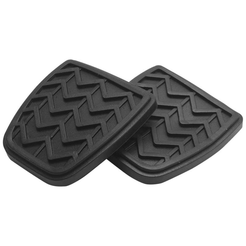 2PCS Clutch Brake Pedal Pad Rubber Compatible Toyota Camry Hilux Vigo KUN